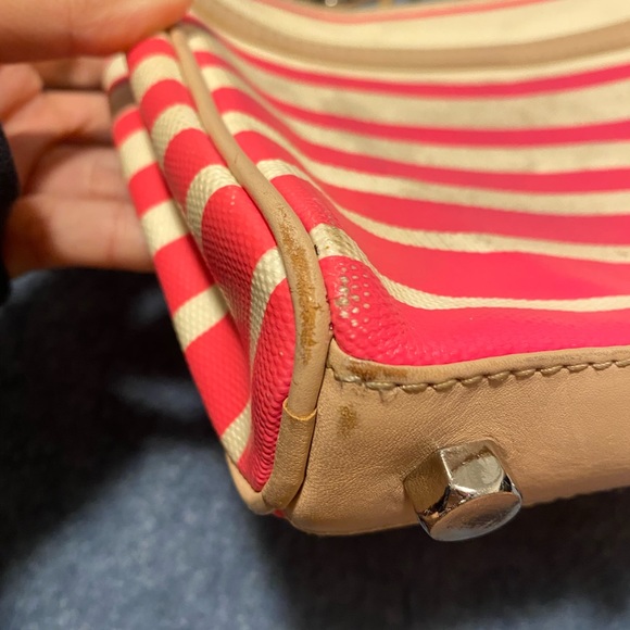 Rebecca Minkoff Pink/White Canvas Crossbody Bag - Picture 16 of 16